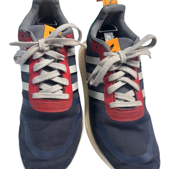 Adidas Multix J HR1217 Multicolored Gum Originals Running Shoes Men 7 - Picture 14 of 16